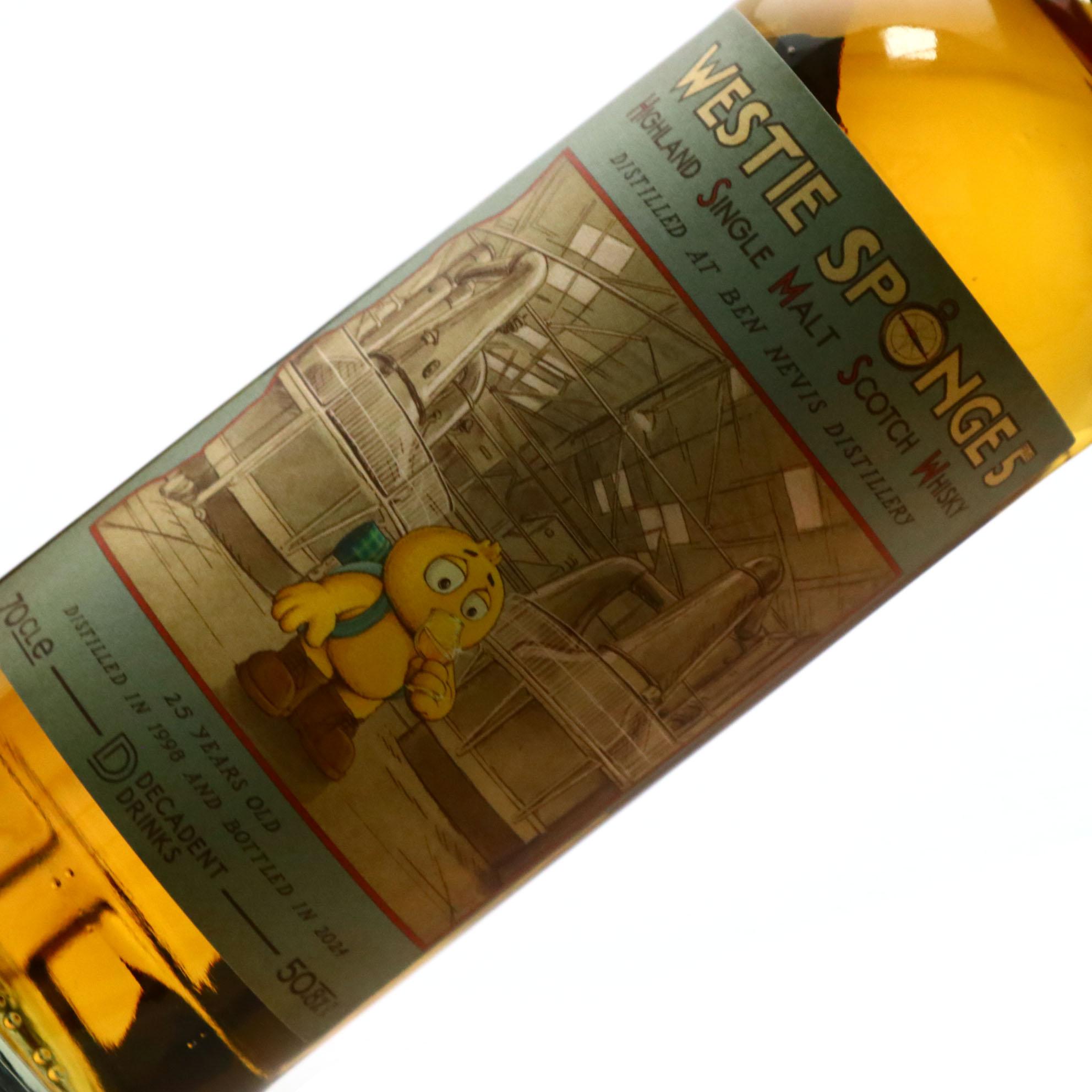 Westie Sponge Ed.5 Ben Nevis 25 years old | Decadent Drinks Westie Sponge Ed.5 Ben Nevis 25 years old | Decadent Drinks
